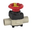 VANNE A MEMBRANE PP/PTFE MALE A SOUDER