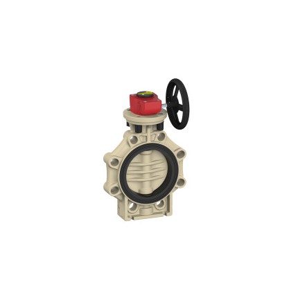 VANNE PAPILLON K4 A VOLANT PP GR/FPM