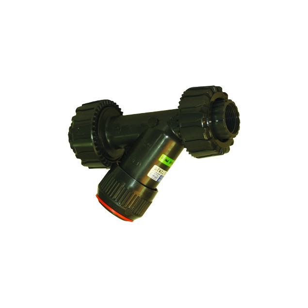 FILTRE EN Y PVC DU TARAUDE EPDM