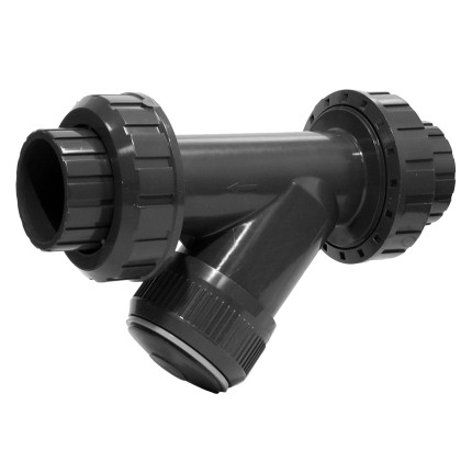 FILTRE EN Y PVC D.U. FEMELLE A COLLER JOINT EPDM  