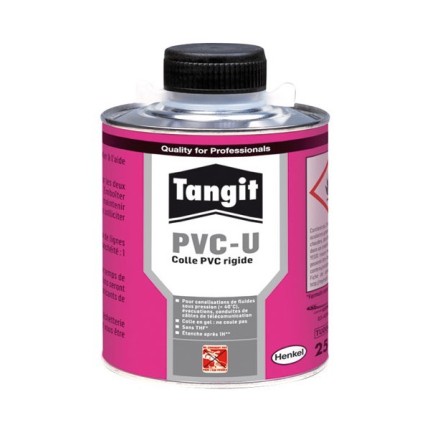 COLLE PVC TANGIT AVEC PINCEAU 250GR