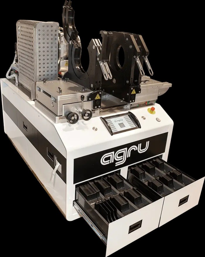 Zoom sur la version 3 de la machine à souder AGRU SP 315-S